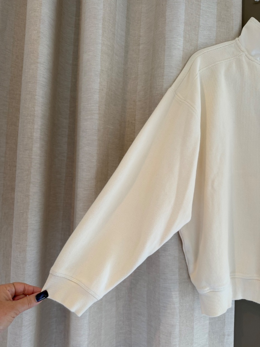 Tommy Bahama Men's Ivory Pullover Aruba Half Zip Knit Relax Fit, Size XL - Picture 3 of 15